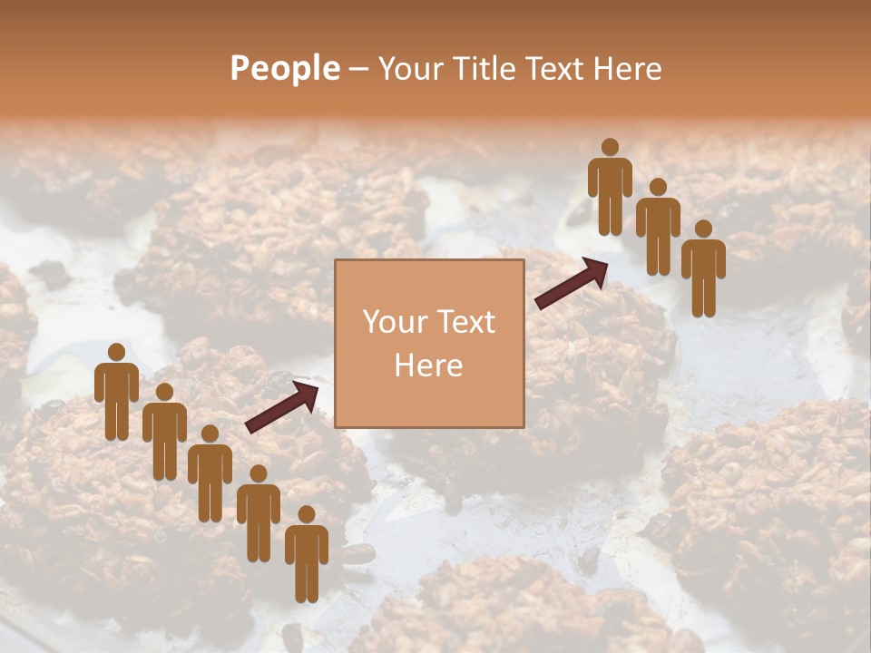 A Bunch Of Cookies That Are On A Pan PowerPoint Template