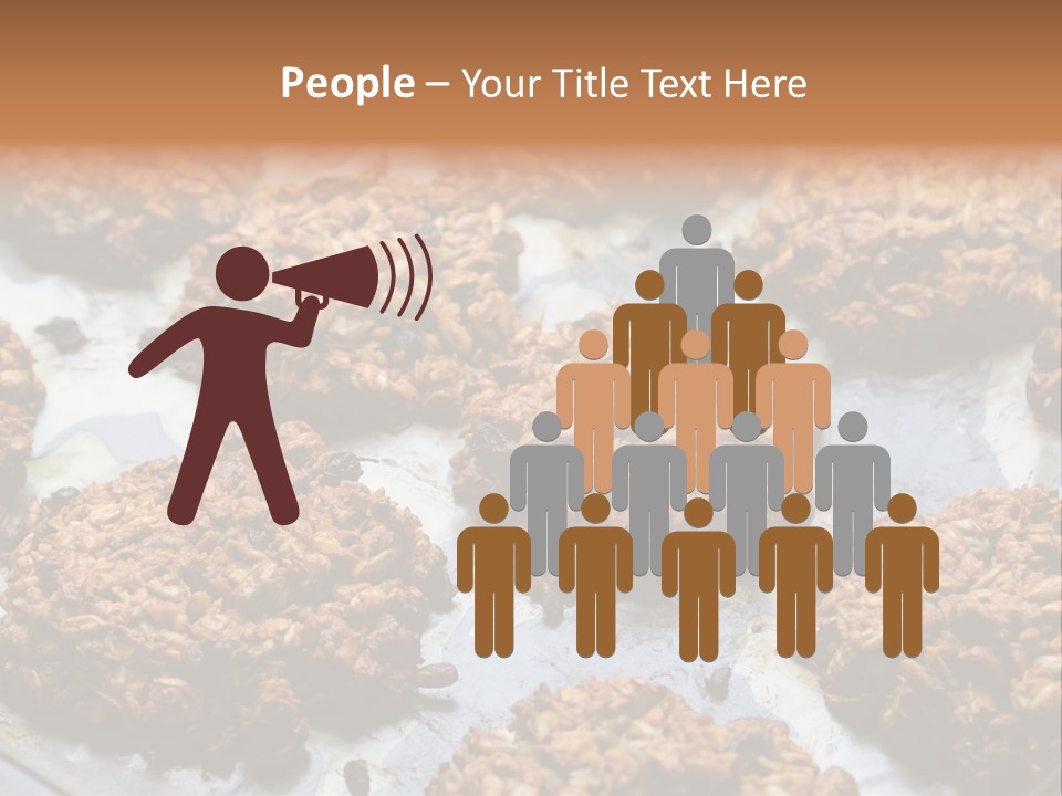 A Bunch Of Cookies That Are On A Pan PowerPoint Template