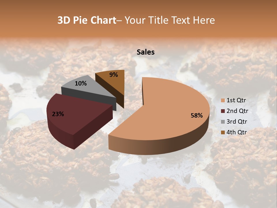 A Bunch Of Cookies That Are On A Pan PowerPoint Template