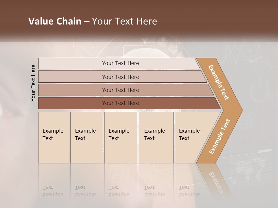 A Man's Eye Is Shown With The Words Name Of Presentation On It PowerPoint Template