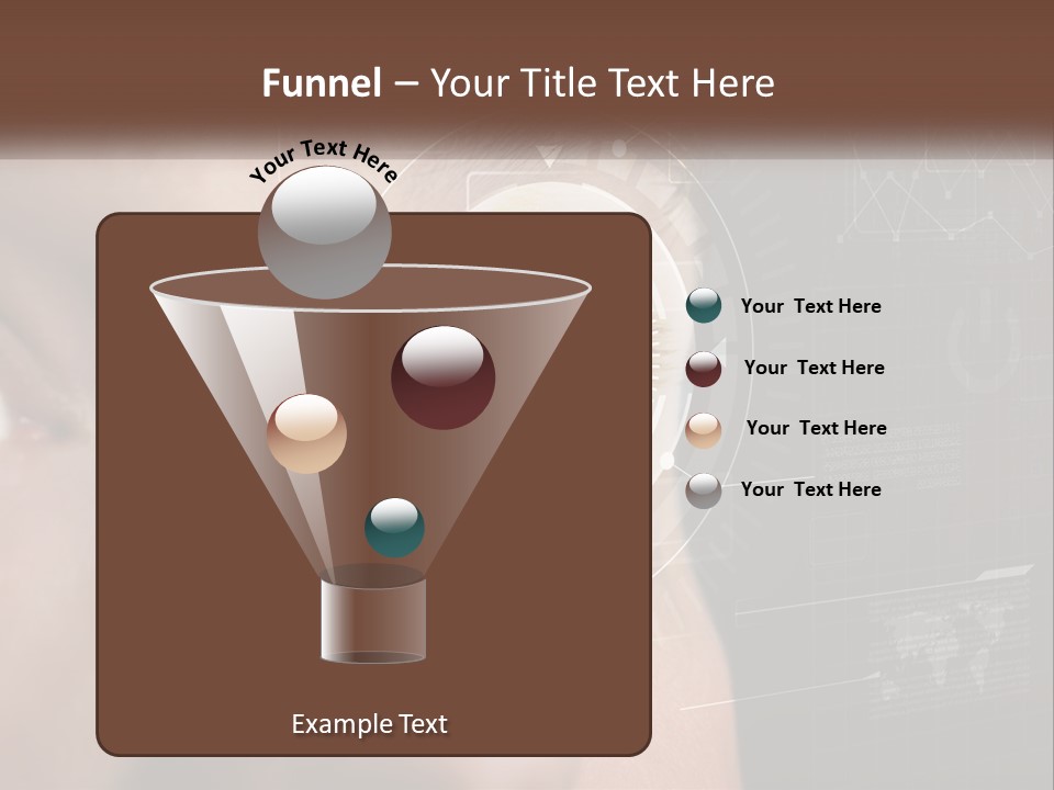 A Man's Eye Is Shown With The Words Name Of Presentation On It PowerPoint Template