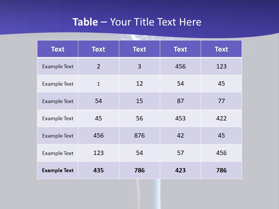 A Blue And Purple Background With A Lightening Effect PowerPoint Template