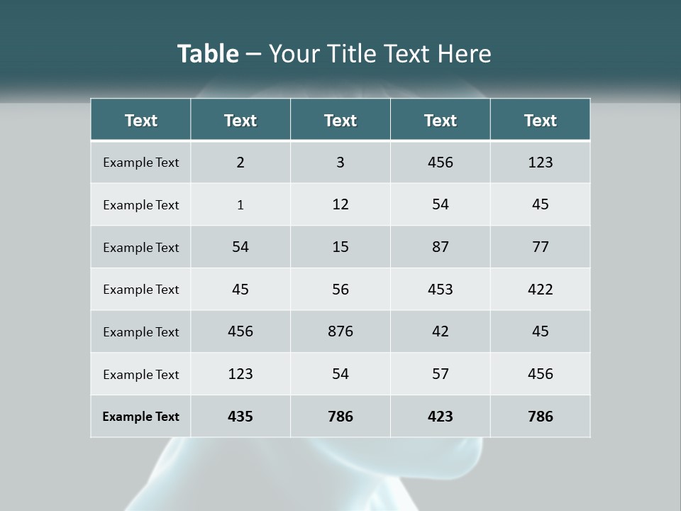 A Man's Head With The Brain Highlighted In Red PowerPoint Template