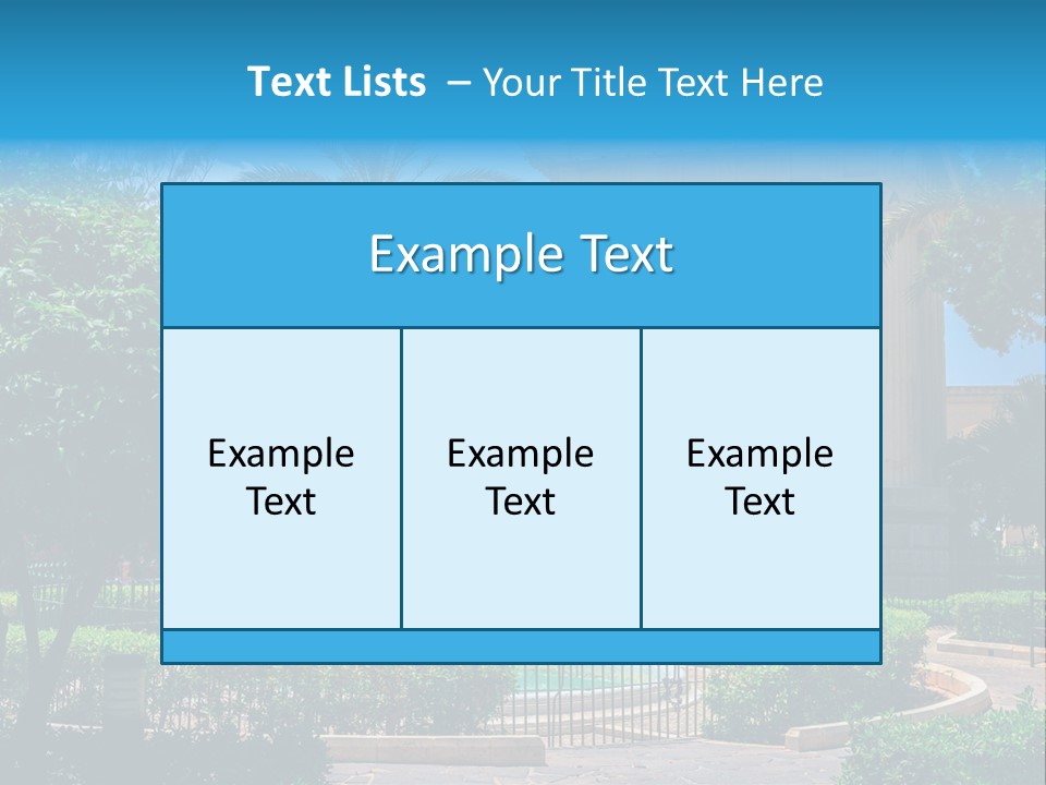 A Building With A Fountain In Front Of It PowerPoint Template