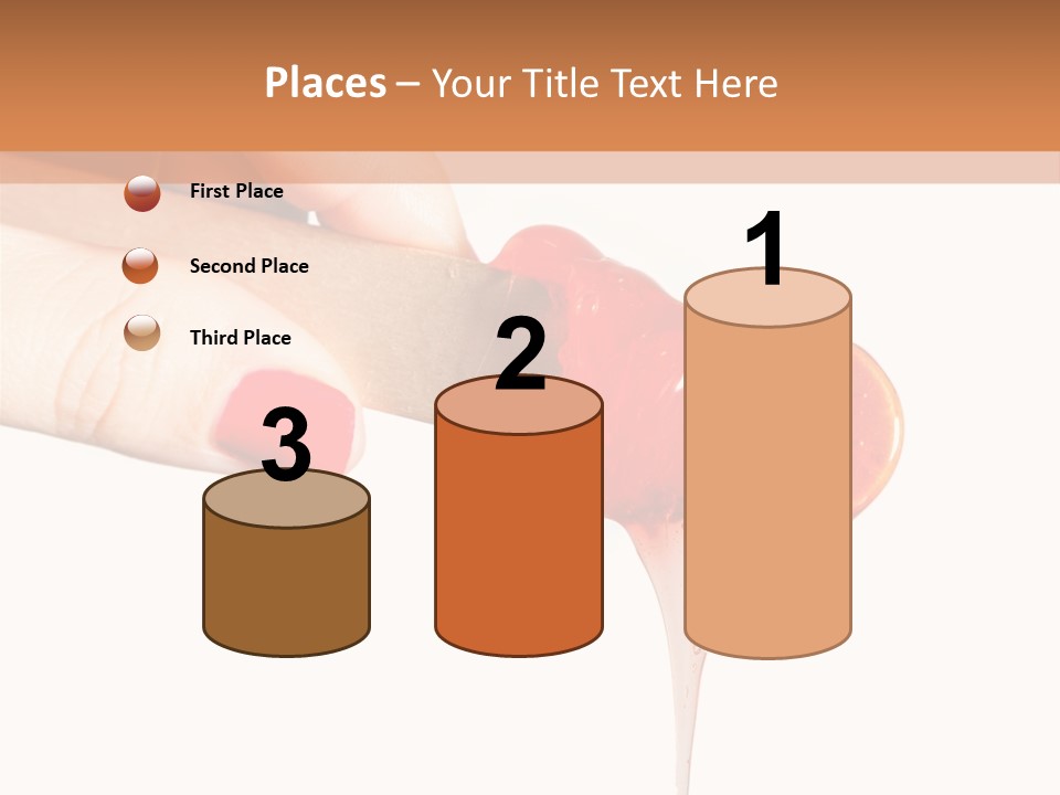 A Woman Is Holding A Spoon With A Red Substance On It PowerPoint Template