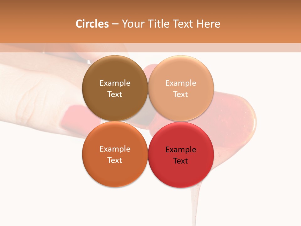 A Woman Is Holding A Spoon With A Red Substance On It PowerPoint Template