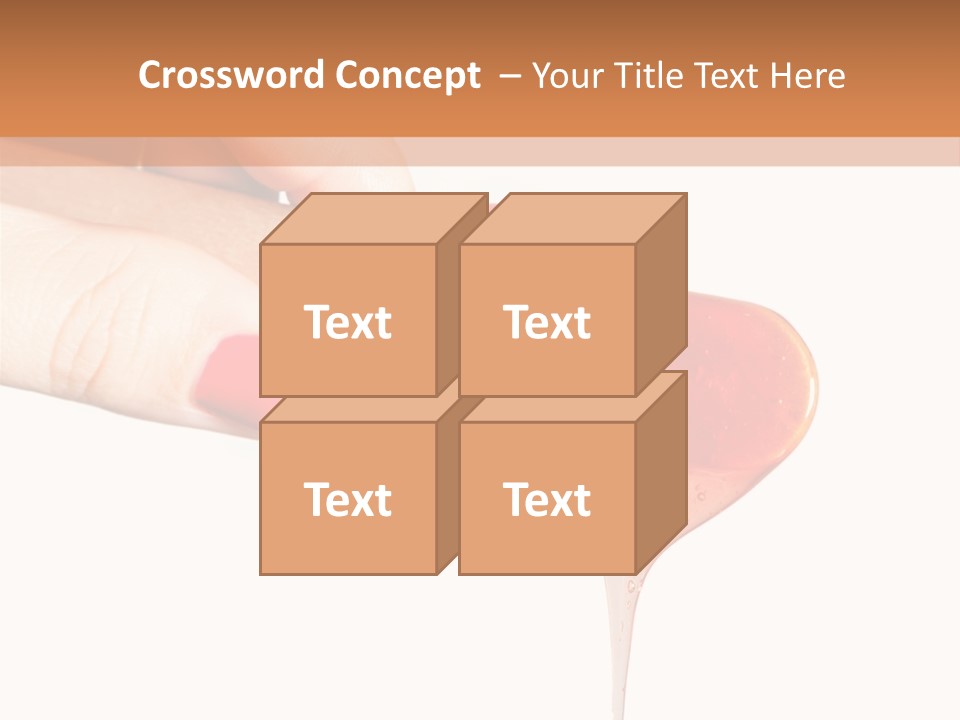 A Woman Is Holding A Spoon With A Red Substance On It PowerPoint Template