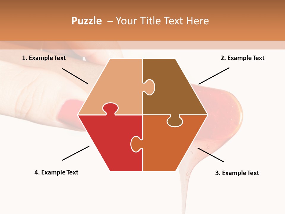 A Woman Is Holding A Spoon With A Red Substance On It PowerPoint Template