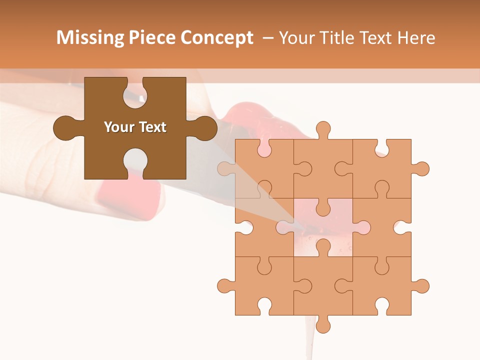 A Woman Is Holding A Spoon With A Red Substance On It PowerPoint Template