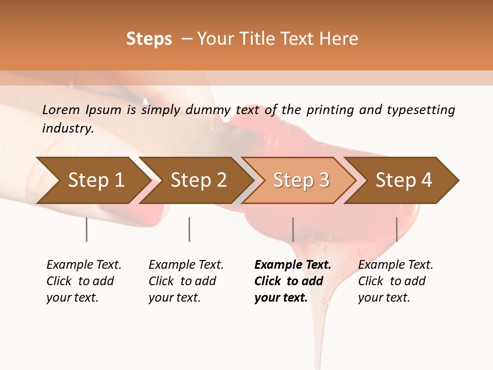 A Woman Is Holding A Spoon With A Red Substance On It PowerPoint Template
