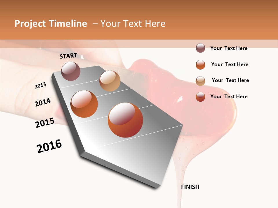 A Woman Is Holding A Spoon With A Red Substance On It PowerPoint Template