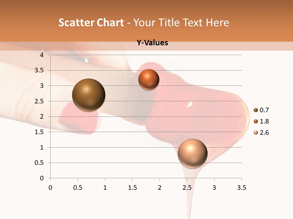 A Woman Is Holding A Spoon With A Red Substance On It PowerPoint Template