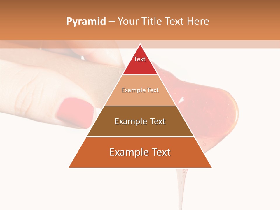 A Woman Is Holding A Spoon With A Red Substance On It PowerPoint Template