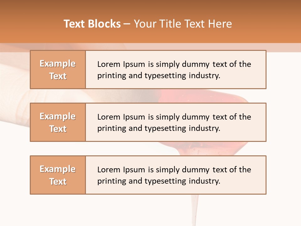 A Woman Is Holding A Spoon With A Red Substance On It PowerPoint Template