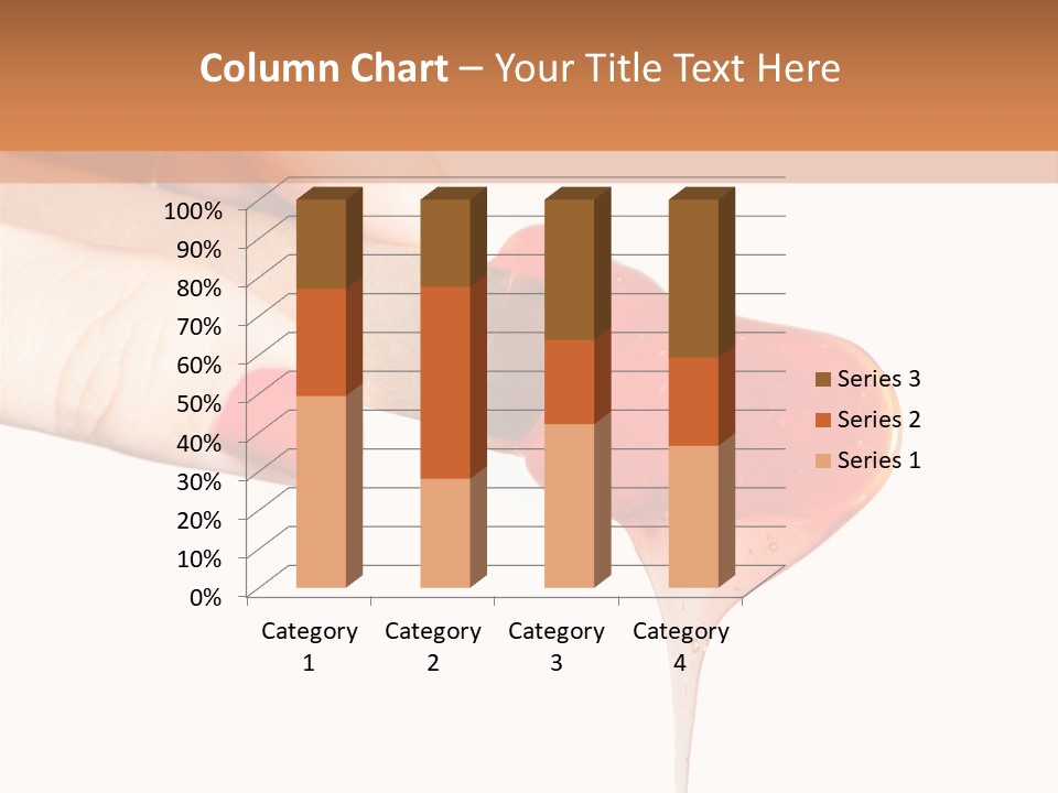 A Woman Is Holding A Spoon With A Red Substance On It PowerPoint Template