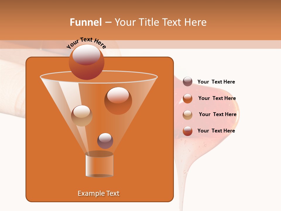 A Woman Is Holding A Spoon With A Red Substance On It PowerPoint Template