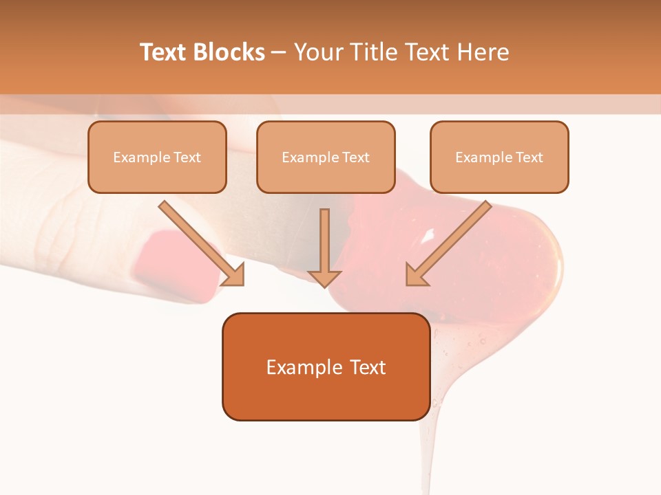 A Woman Is Holding A Spoon With A Red Substance On It PowerPoint Template