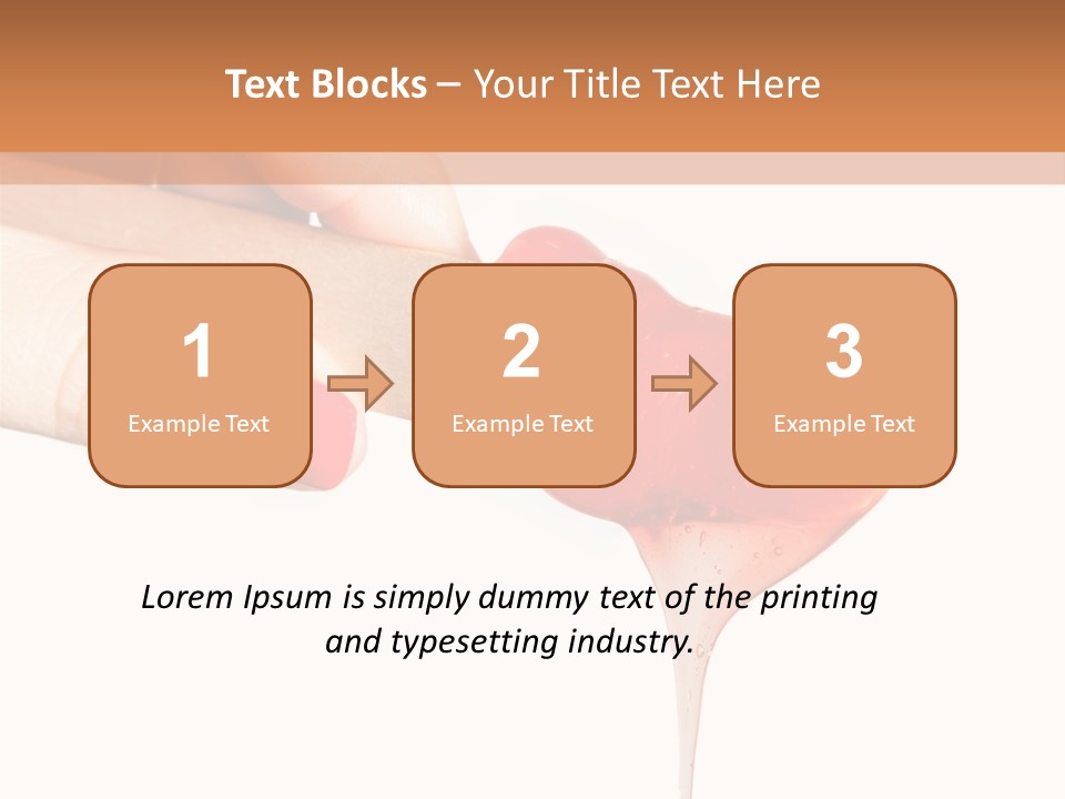 A Woman Is Holding A Spoon With A Red Substance On It PowerPoint Template