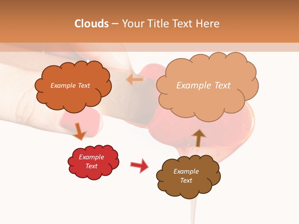 A Woman Is Holding A Spoon With A Red Substance On It PowerPoint Template