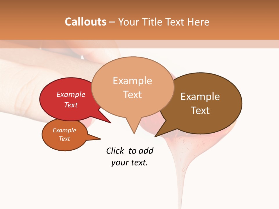 A Woman Is Holding A Spoon With A Red Substance On It PowerPoint Template