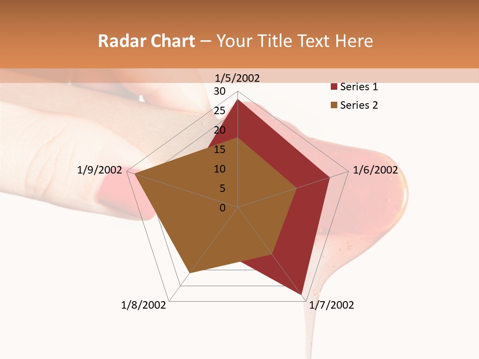 A Woman Is Holding A Spoon With A Red Substance On It PowerPoint Template