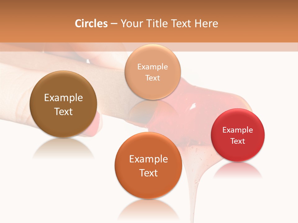 A Woman Is Holding A Spoon With A Red Substance On It PowerPoint Template