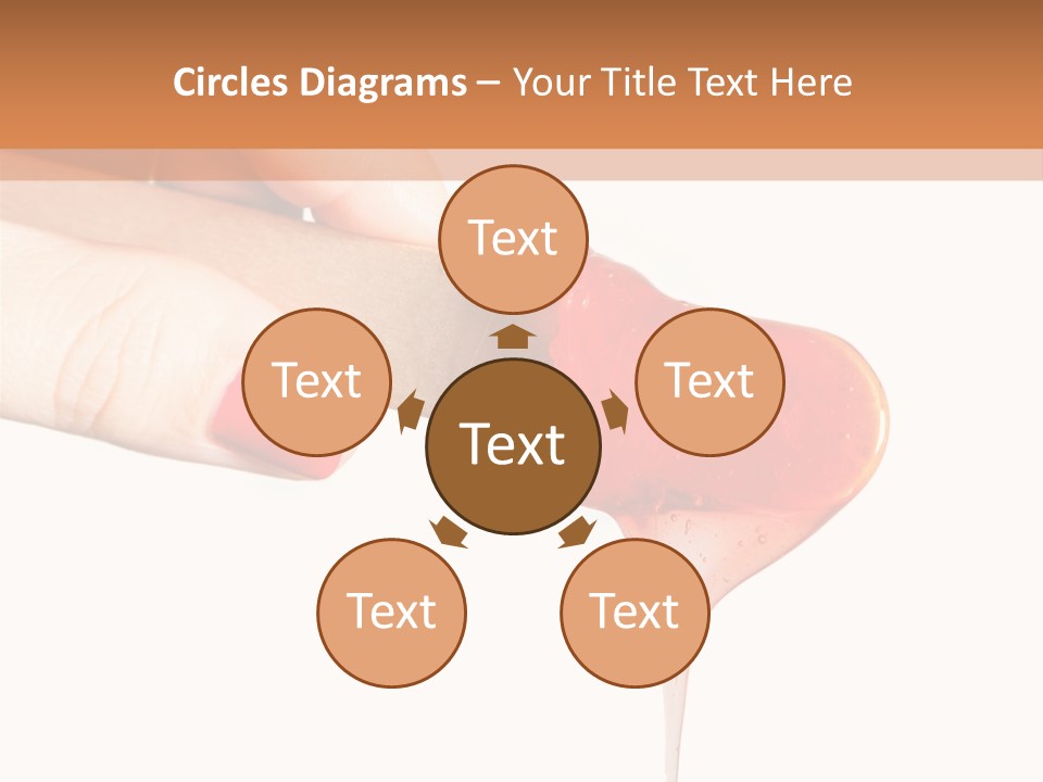 A Woman Is Holding A Spoon With A Red Substance On It PowerPoint Template