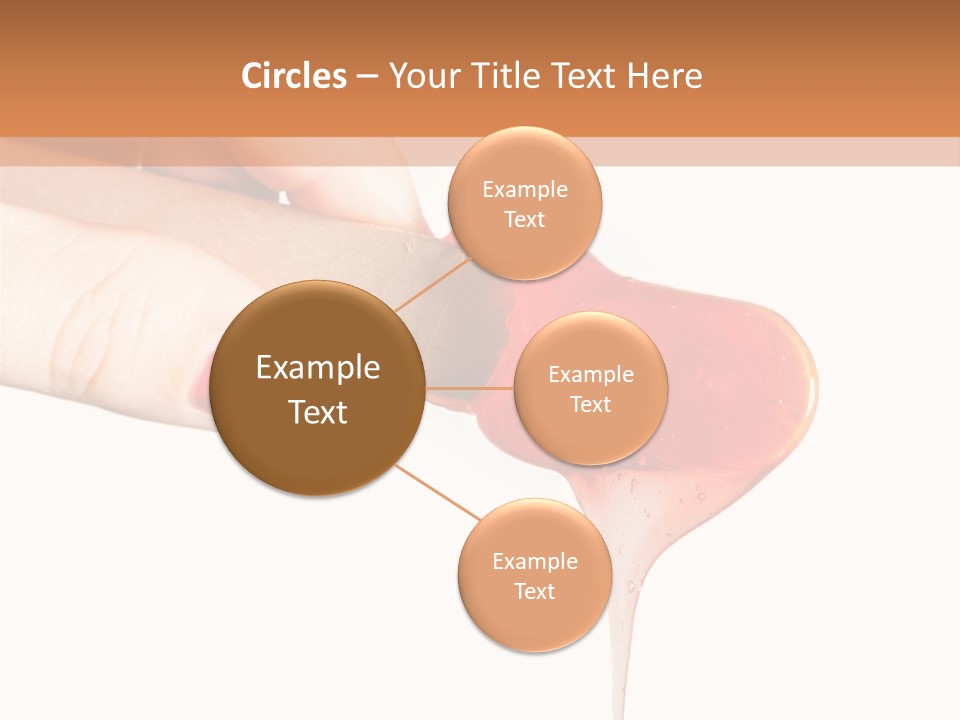 A Woman Is Holding A Spoon With A Red Substance On It PowerPoint Template