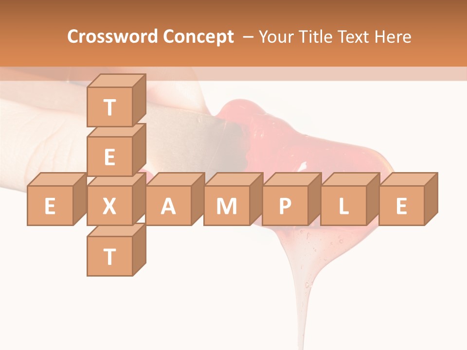 A Woman Is Holding A Spoon With A Red Substance On It PowerPoint Template