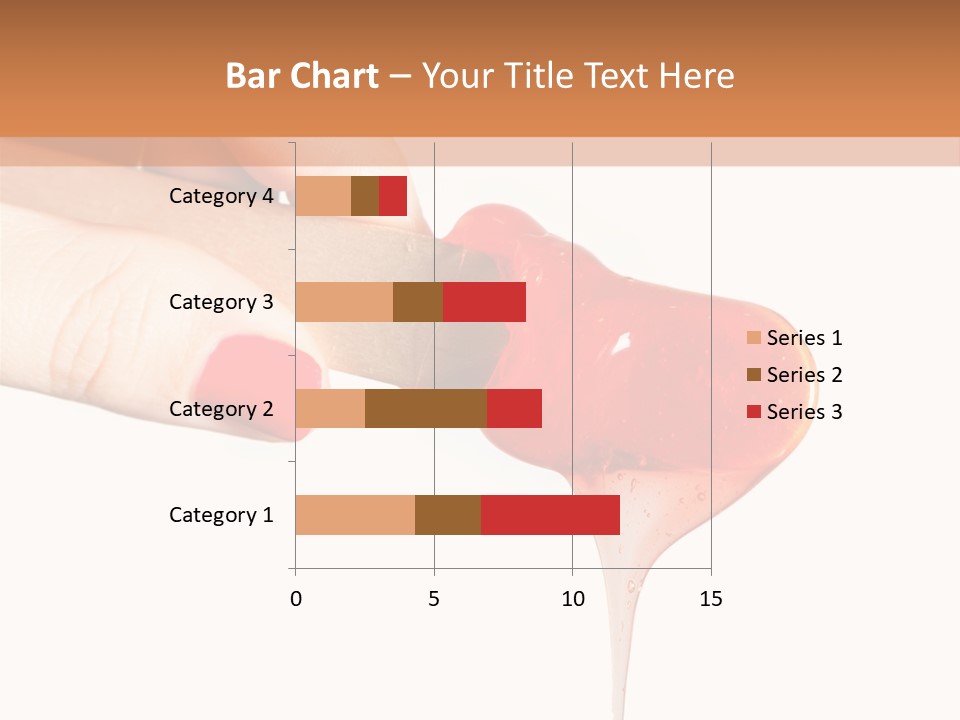 A Woman Is Holding A Spoon With A Red Substance On It PowerPoint Template