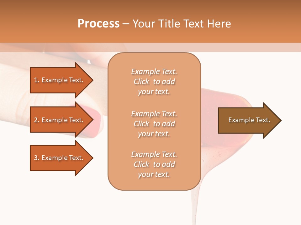 A Woman Is Holding A Spoon With A Red Substance On It PowerPoint Template