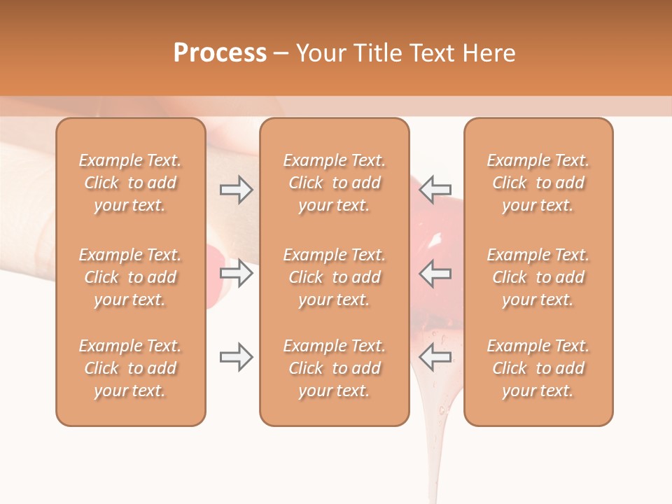 A Woman Is Holding A Spoon With A Red Substance On It PowerPoint Template