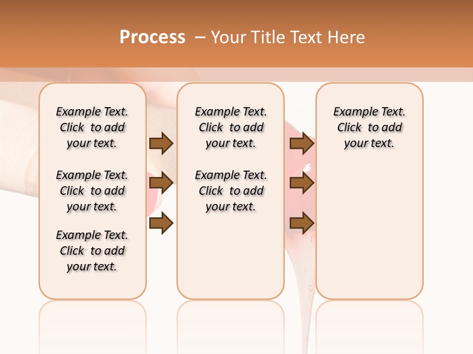 A Woman Is Holding A Spoon With A Red Substance On It PowerPoint Template