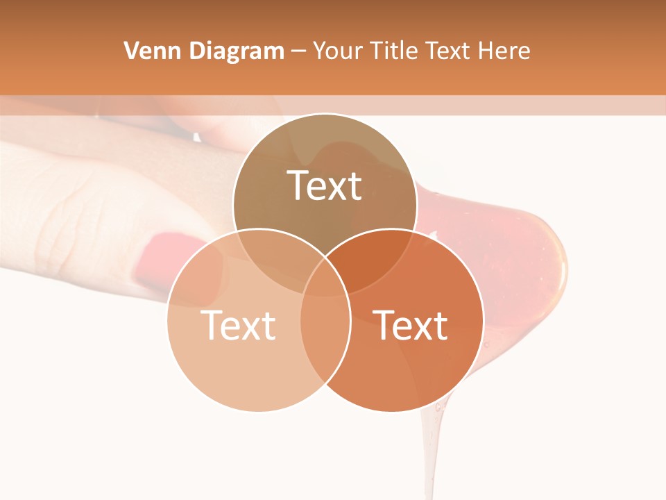 A Woman Is Holding A Spoon With A Red Substance On It PowerPoint Template