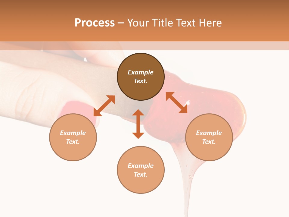 A Woman Is Holding A Spoon With A Red Substance On It PowerPoint Template