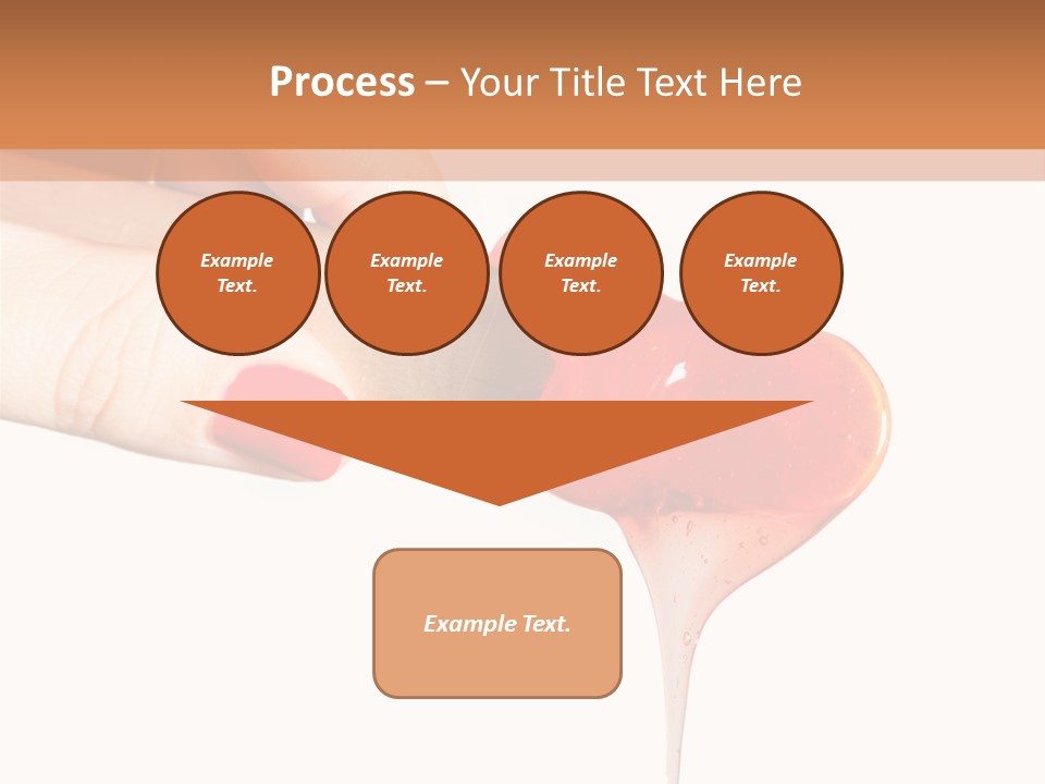 A Woman Is Holding A Spoon With A Red Substance On It PowerPoint Template