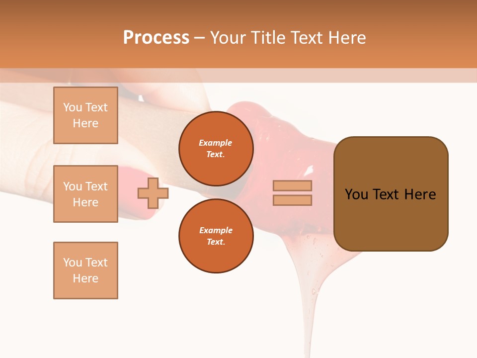 A Woman Is Holding A Spoon With A Red Substance On It PowerPoint Template