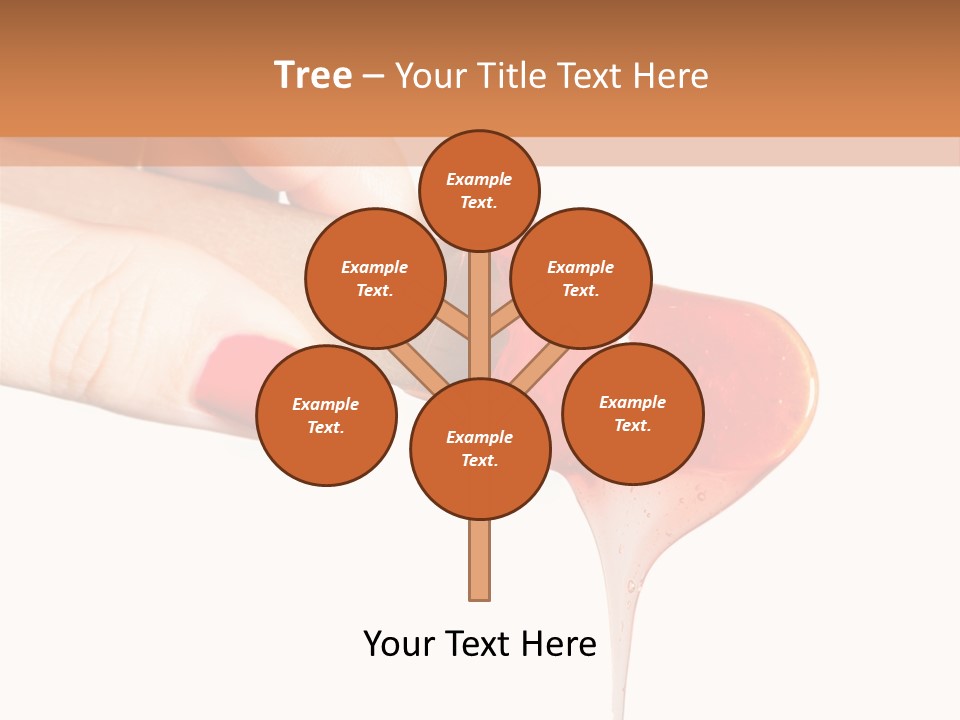 A Woman Is Holding A Spoon With A Red Substance On It PowerPoint Template