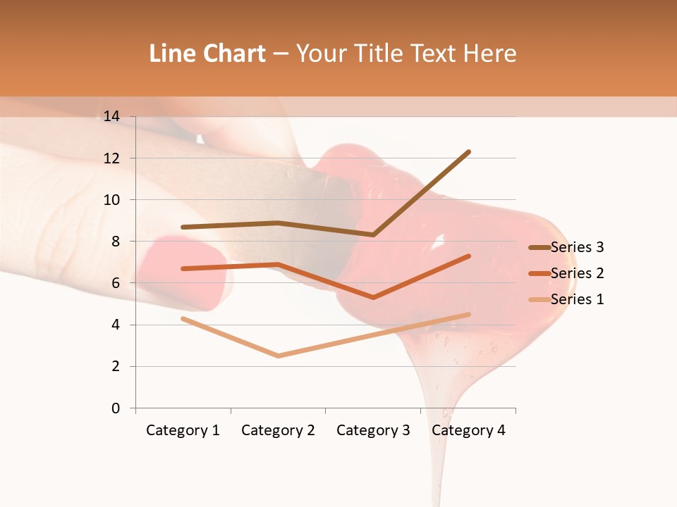 A Woman Is Holding A Spoon With A Red Substance On It PowerPoint Template