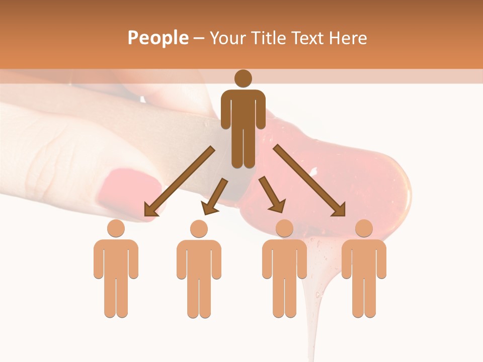 A Woman Is Holding A Spoon With A Red Substance On It PowerPoint Template