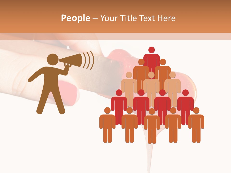 A Woman Is Holding A Spoon With A Red Substance On It PowerPoint Template