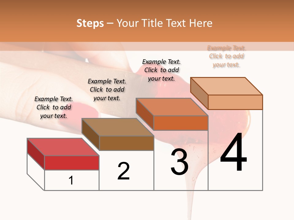 A Woman Is Holding A Spoon With A Red Substance On It PowerPoint Template