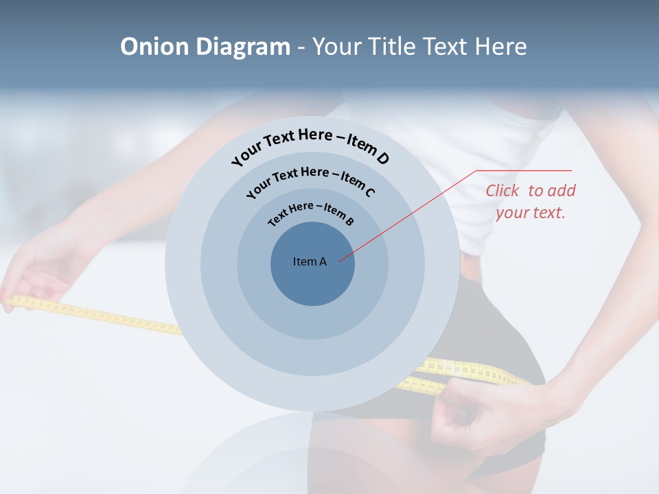 A Woman Measuring Her Waist With A Measuring Tape PowerPoint Template