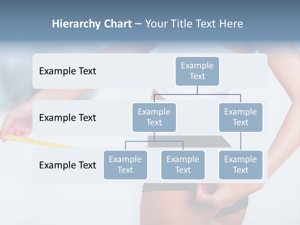 A Woman Measuring Her Waist With A Measuring Tape PowerPoint Template