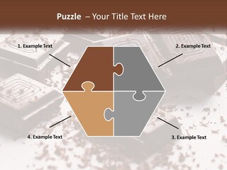 A Pile Of Chocolate Pieces With A Bite Taken Out Of It PowerPoint Template