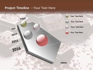 A Pile Of Chocolate Pieces With A Bite Taken Out Of It PowerPoint Template