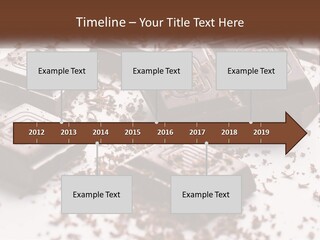 A Pile Of Chocolate Pieces With A Bite Taken Out Of It PowerPoint Template