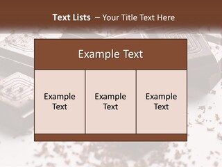 A Pile Of Chocolate Pieces With A Bite Taken Out Of It PowerPoint Template