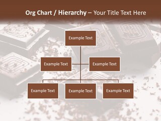 A Pile Of Chocolate Pieces With A Bite Taken Out Of It PowerPoint Template