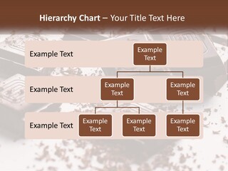 A Pile Of Chocolate Pieces With A Bite Taken Out Of It PowerPoint Template